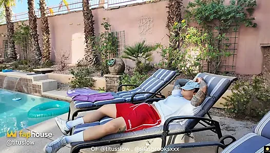 Poolside Fun with Silas Brooks Got Way Too Hot