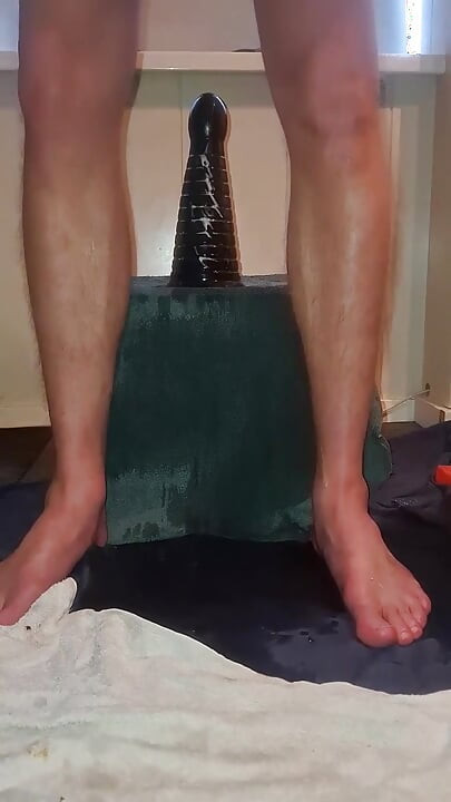 Solo Gay Twink - Piramid Dildo Ride
