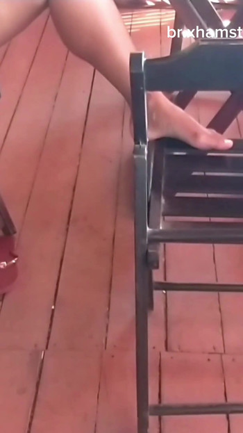 Emotional moment from "Showing her panties at the bar"