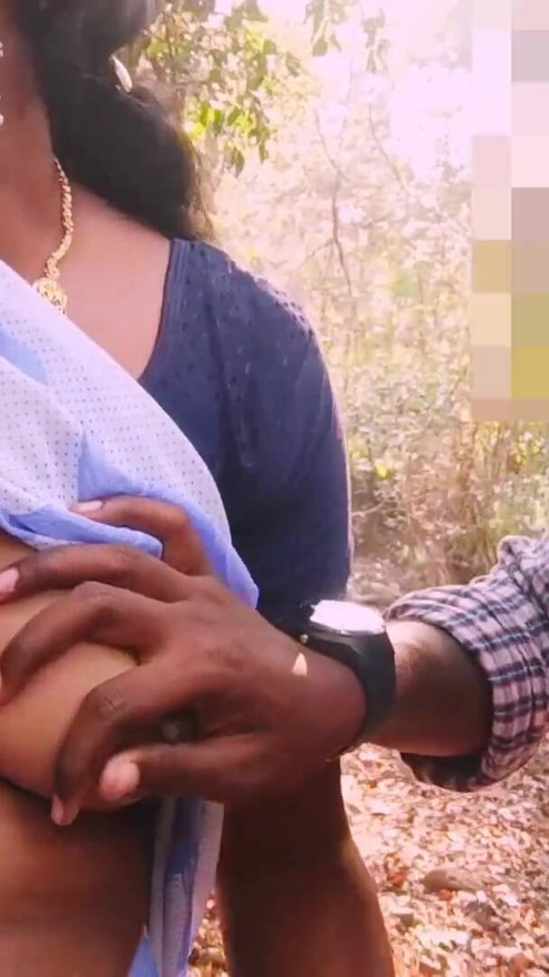 Indian outdoor desi Stepmom fucking with stepson big dick in forest. Telugu dirty talks. | Clip 1
