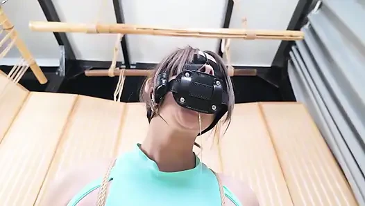 Xr33 machen mädchen sabber-bondage