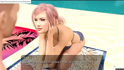 Sommer mit Mia, ich habe sie am strand gefingert