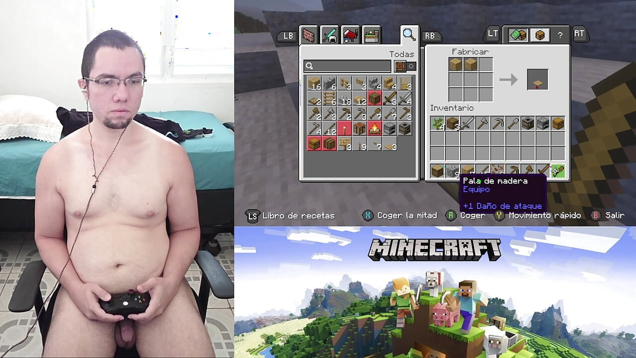 A HORNY, NAKED MAN PLAYS MINECRAFT #1
