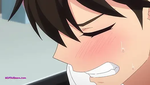 Pacar kampus menggoda teman sekelasnya di ruangan kelas hentai rahasia