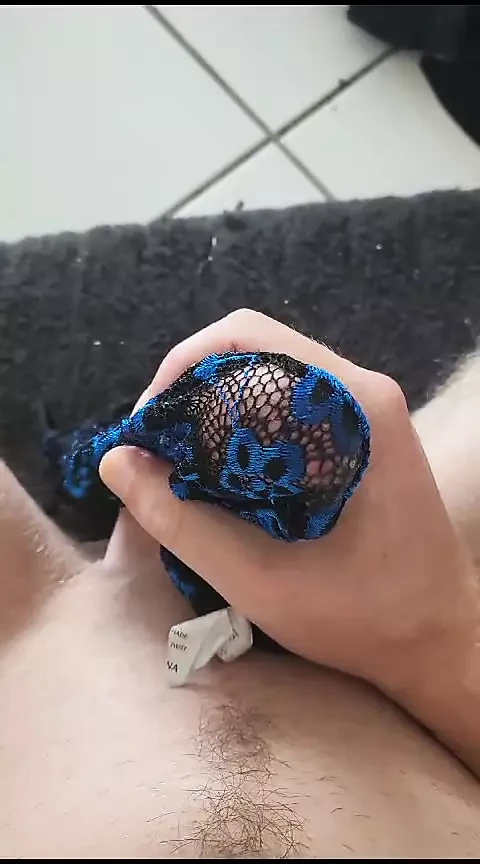 Jerked off on the thong