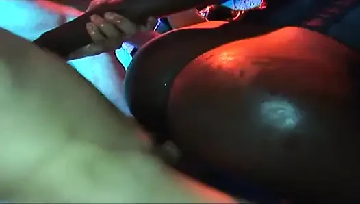 Mature Brunette Deepthroats Throbbing Cock in Wild Group Orgy