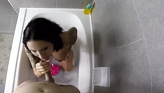 Reagan lush gopro vers lagi asik ngocok di kamar mandi
