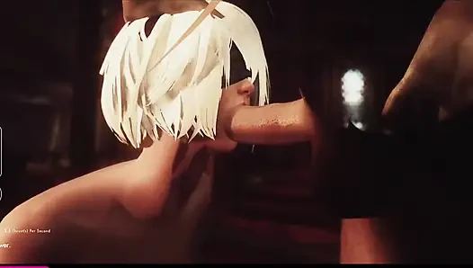 Banging 2B in Skyrim OSEX (Nier x Skyrim)