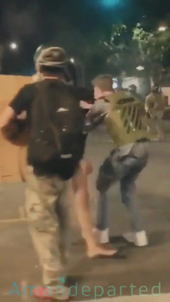 Epski trenutak iz "Seksi debela gola vanjska pawg"