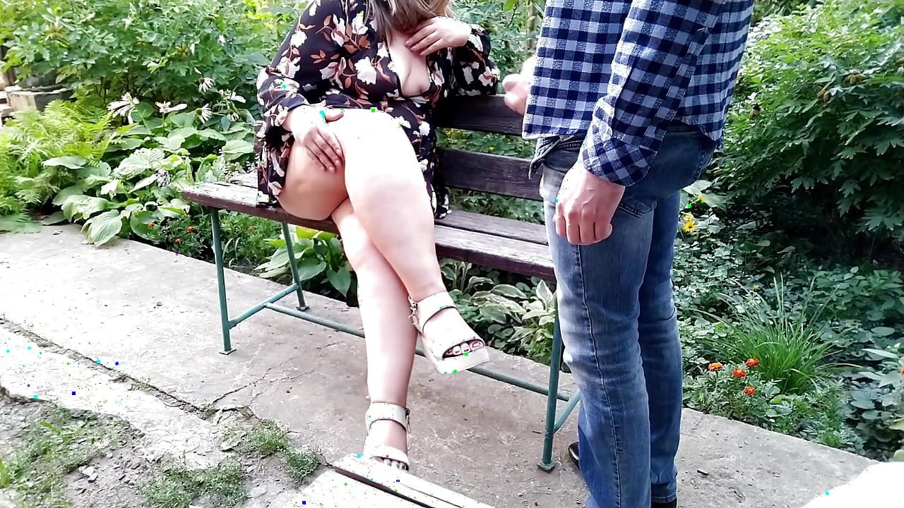 Stepson cums on stepmother's bare legs