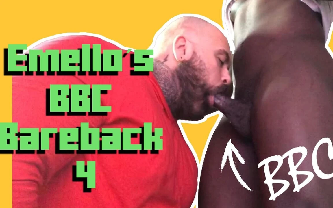 Emello s великий чорний член без презерватива 4