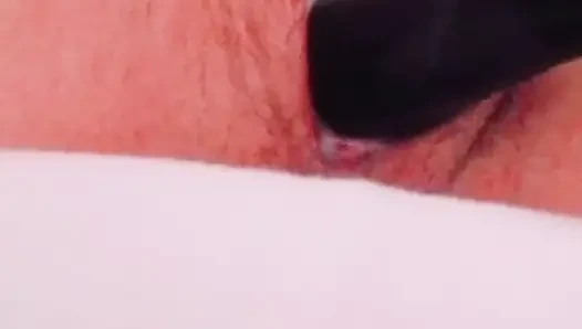 Asian teen loves playing her pussy with vibrator alone