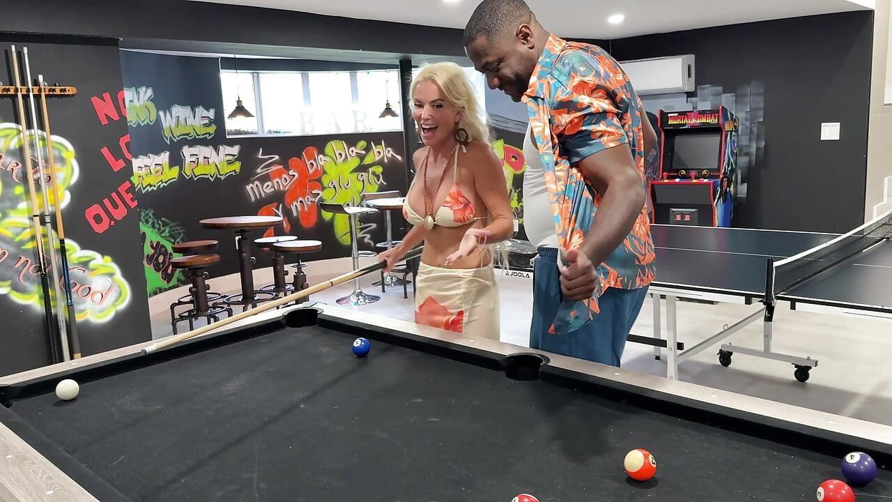 MILF Tatiana Steele Gets Fucked Hard on the Pool Table by Hatters D