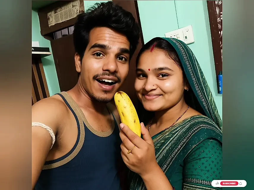 Indian Desi Naughty Super Bhabhi took a banana by -Snapchat143