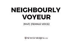 Histoire audio érotique : voisin voyeur (M4F)