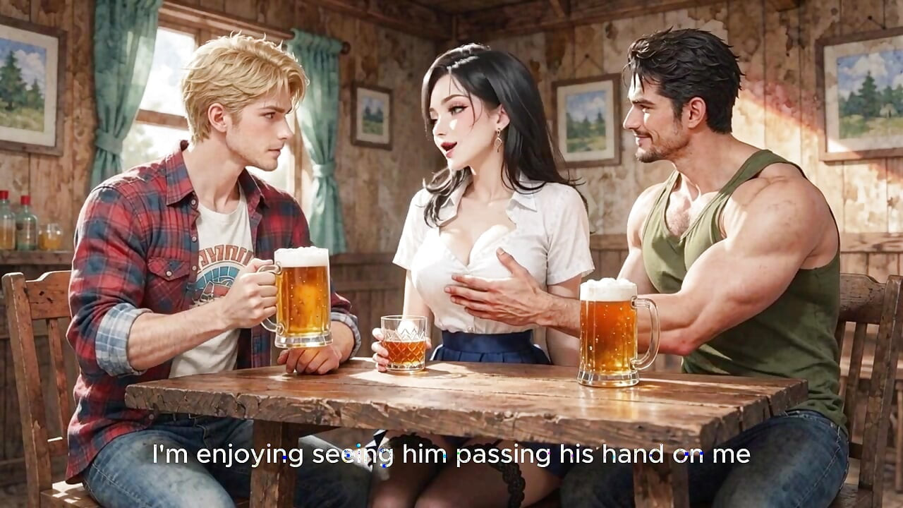 Sensual Wife at Rancho do Mato: Husband Shares His Wife with Friend at Wooden House