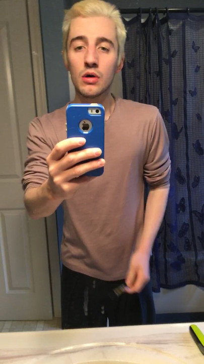 masterbating and showing off my butt