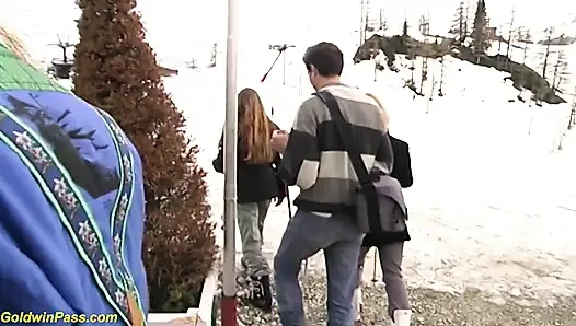 Analfick-therapie im schnee