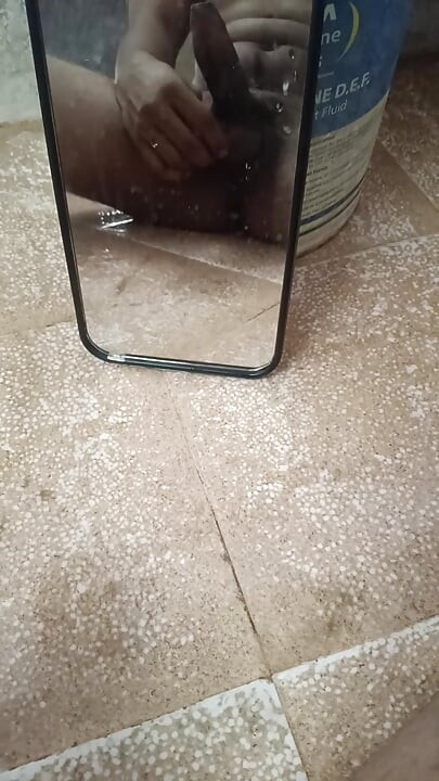men land rabing in bathroom,  your lily, homemade