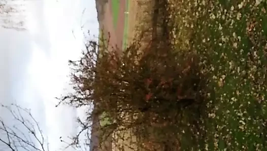Açık masturbasyon ve boşalmak içinde kamu