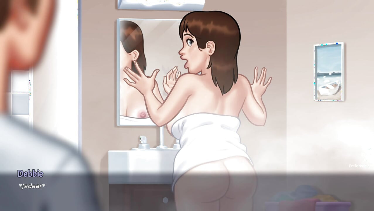 I ended up going into the bathroom and made love to my stepmom, it was worth it - summertime saga