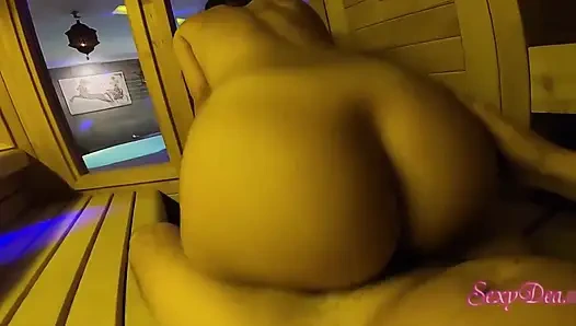 Big Ass Pornstar Sexydea Fucked Super Hard in the Sauna