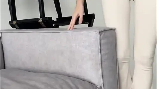 Pantat seksi yoga kaki panjang