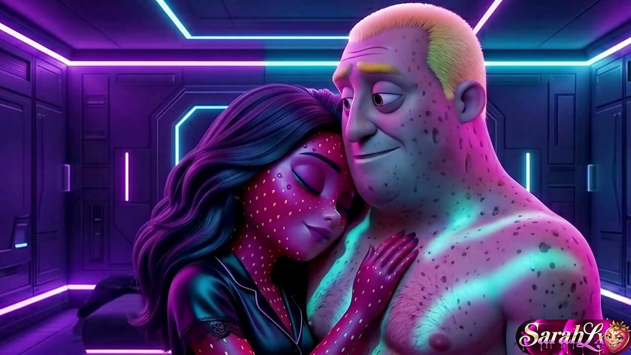 Yatak odasında romantik çift a-i hentai asmr
