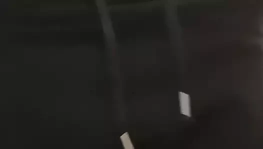 Quick jerk and cum in restaurant cubicle