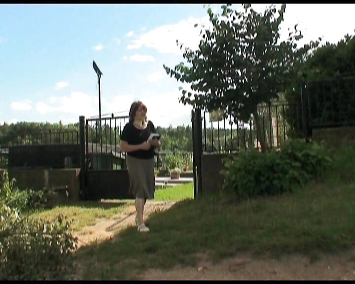 Thick Redhead Granny Loves Cum on Her Massive Tits