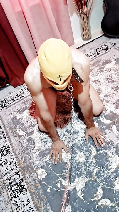 Part 3  Foot on His Back, Collar On, Laughing While I Humiliate My Slave