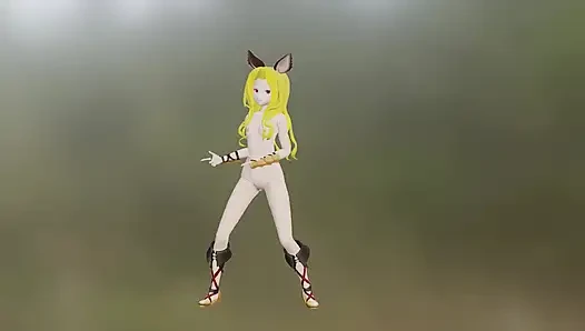 Pokedance блондинки с s-Cathacha, цвет волос, редактирование Smixix