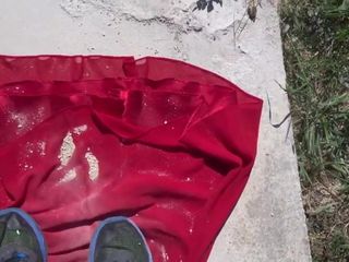 crush soil on red dress 2