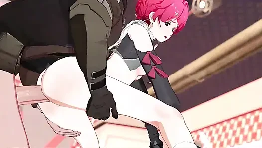 Sallanan dalgalar - Danjin kesinlikle sikiliyor - 3 boyutlu hentai animasyon