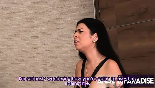 MY GIRLFRIEND CAUGHT ME FUCKING HER STEPMOM THEN THE STEPMOM SEDUCED US BOTH INTO A THREESOME