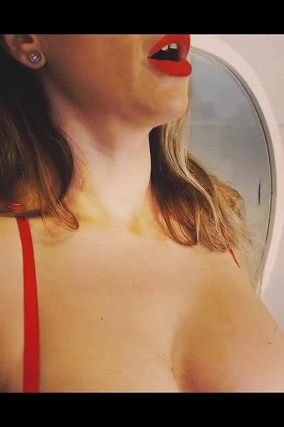 Hot Blonde Big Tits MILF Give You a Pussy Denial