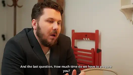 Schulmädigen kam für englischunterricht, bekam aber stattdessen anal trainiert