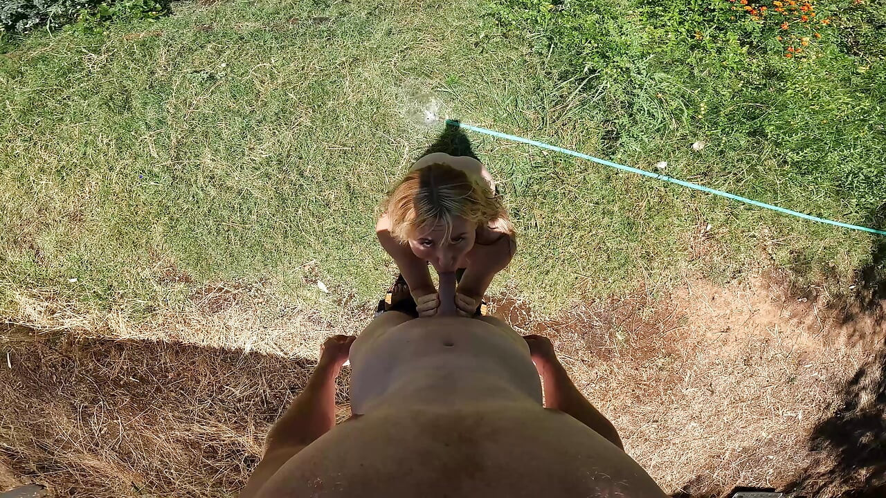 POV: You Fucked Me in the Garden & Got Soaked by Hose