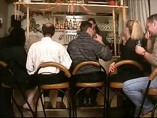Group sex at the bar with stepdaddies