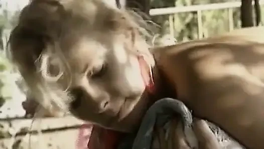 Two German Teens Shearing Cock in Anal Threesome