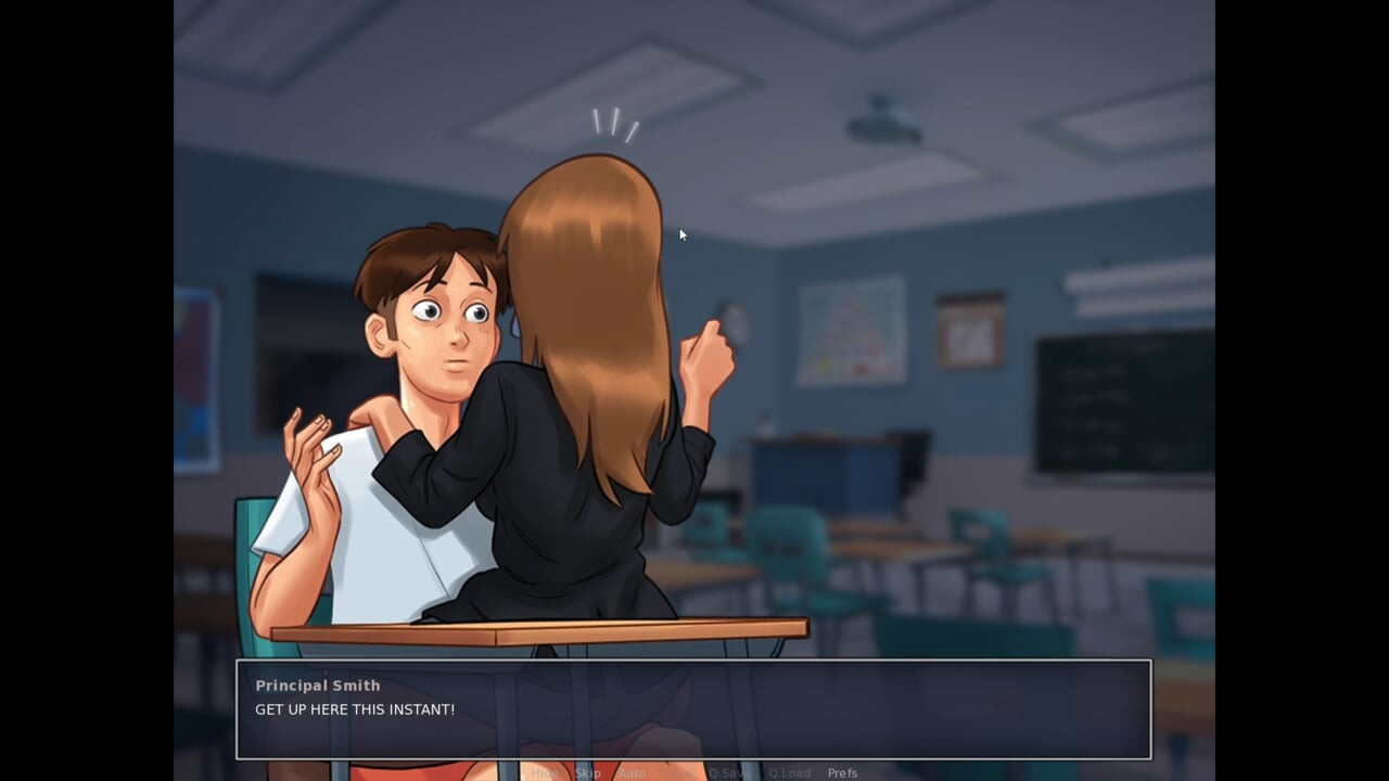 I kiss my Petite French Teacher in class in Summertime sagaI kiss my Petite French Teacher in class in Summertime sagaI kiss my