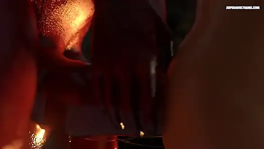 The Horny Witch Got Wet So She Summoned The Futa Sex Demon - She Gives Her Massive Cock And Got Filled With Cum ( 3D Realistic )