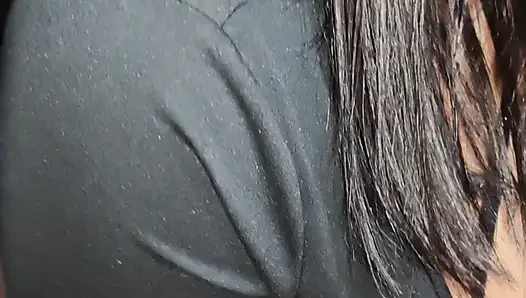 My stepson asks me for a video call so I touch my breasts and ass for him and have an intense orgasm.