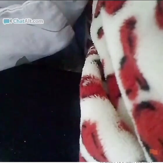 A student girl showed untouched holes