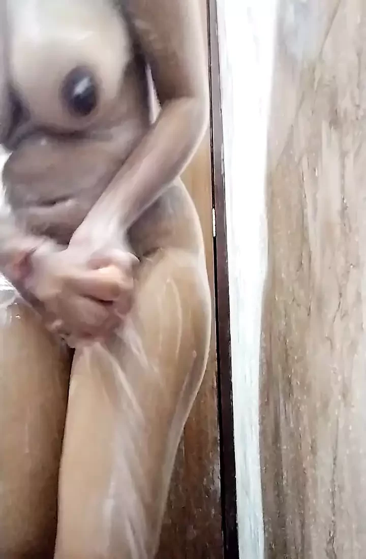 Punjabi 20 year old girl changing clothes at washroom