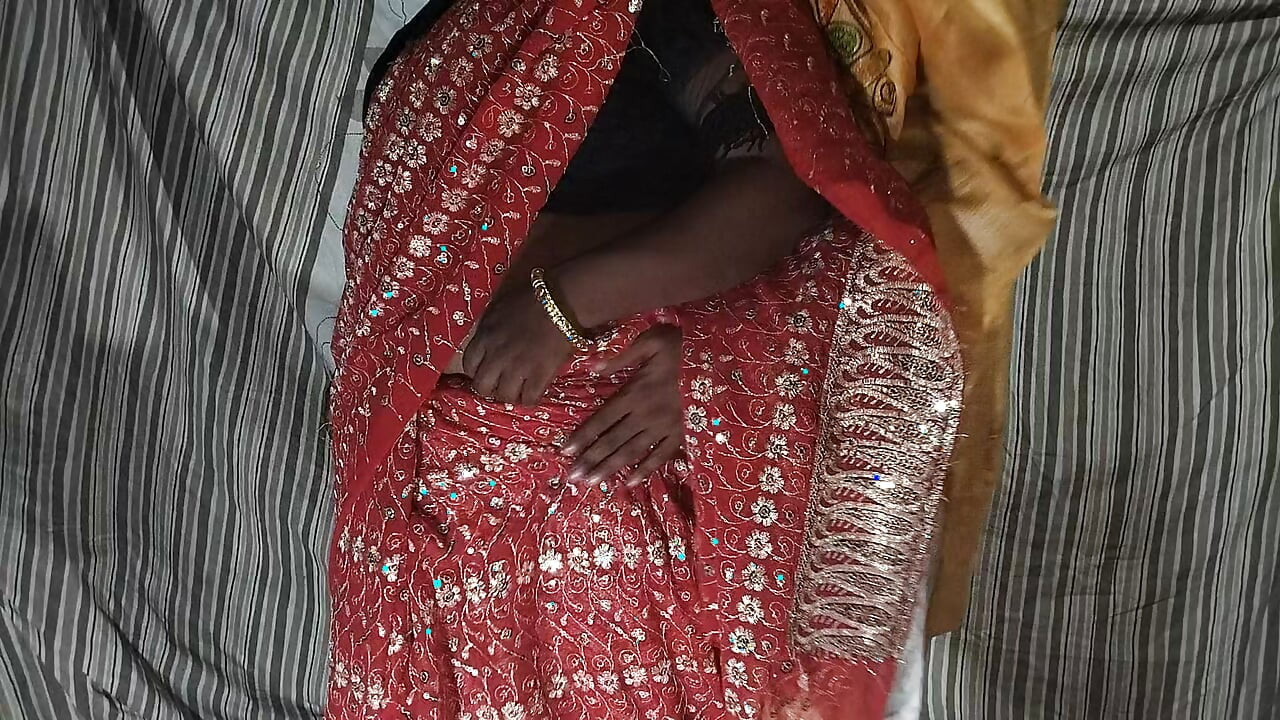 Recém-casado casal, marido e esposa e momento quente