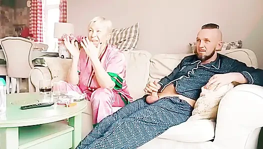 Taboo sex, Stepmom watches movies, and I her mouth