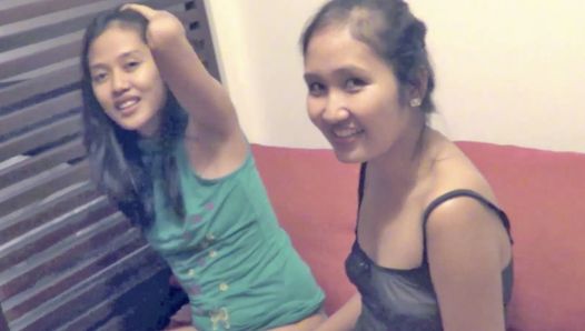 Trikepatrol - zwei Filipina-Freunde werden verrückt mit Fremden mit großem Schwanz