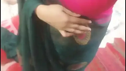 Desi Saree Undressing Tease - Full Nude Solo Play - Intense Orgasm - No Face - 4K