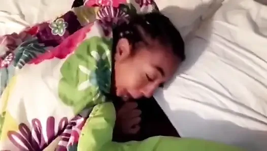 Ebony Big Ass Booty Love Deepthoat Beg to Get a Good Throat Training with Stepdaddy BBC Sloppy Blowjob